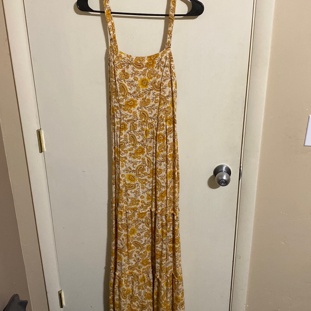 Floral backless dress size L